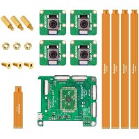 Arducam B0388 16MP Autofocus Quad-Camera Kit for Raspberry Pi Compatible with Nvidia Jetson Nano/Xavier NX