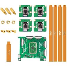 Arducam B0388 16MP Autofocus Quad-Camera Kit for Raspberry Pi Compatible with Nvidia Jetson Nano/Xavier NX