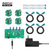 Arducam B0489 4×IMX219 V3Link FPD-Link SerDes Camera Kit for TI Development Board