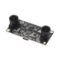 Waveshare 32695 AR0144 2MP Stereo USB Camera Module, AR0144 Sensor Chip, USB2.0 Port, Synchronized Same-frame Output, 52mm Baseline, Featuring Distortion-free Lenses