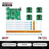 Arducam B0396 8MP*4 Quadrascopic Camera Bundle Kit for Raspberry Pi, Nvidia Jetson Nano/Xavier NX