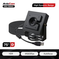 Arducam B0560 4K HDR AutoFocus USB2.0 UVC Camera, Full Sensor Coverage, Arducam ezBOX-HDR