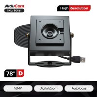 Arducam B0561 16MP AutoFocus USB2.0 UVC Camera, Full Sensor Coverage, Digital PTZ, Arducam ezBOX-Klarity