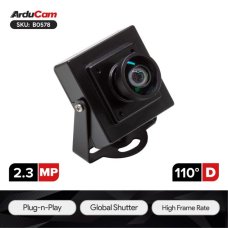 Arducam B0578 USB2.0 UVC Camera Module, 2.3MP Global Shutter, with Onboard ISP for Robotics & Machine Vision