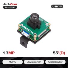 Arducam EK040 1.3MP MONO Global Shutter Fixed Focus USB 3.0 Camera Evaluation Kit