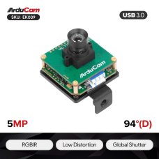 Arducam EK039 5MP RGBIR Global Shutter Fixed Focus USB 3.0 Camera Evaluation Kit