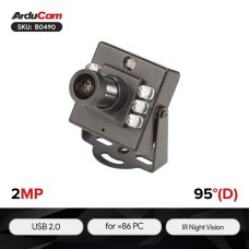 Arducam B0490 2MP IMX462 Day and IR Night Vision USB Camera with Metal Case