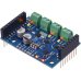 Pololu 5070 / 5069 / 5068 Motoron M3S550 Triple Motor Controller Shield for Arduino (No Connectors / Kit / Connectors Soldered)