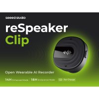Seeed Studio reSpeaker Clip – Open Wearable AI Recorder - 100020126 Seeed Studio reSpeaker Clip – Open Wearable AI Recorder - 100020126