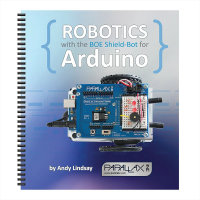 Parallax 122-32335 Robotics with the BOE Shield-Bot for Arduino
