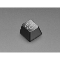 Adafruit 5331 Etched Glow-Through Keycap with Glitch Logo - MX Compatible Switches