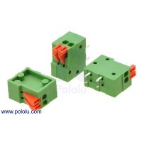 Pololu 2420/2421/2422/2423/2424/2425/2426/2427/2428/2429 Screwless Terminal Block