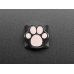 Adafruit 4971 / 4972 Black Aluminum Kitty Paw Keycap - MX Compatible Switches