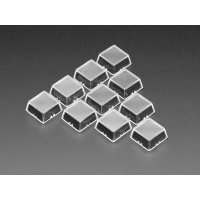 Adafruit 5662 Black Relegendable Plastic Keycaps for MX Compatible Switches - 10 pack