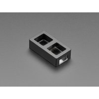 Adafruit 5081 Two Key Black Aluminum Keypad Shell Enclosure - MX Compatible Switches