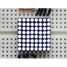 Adafruit 1079 Miniature Ultra-Bright 8x8 White LED Matrix