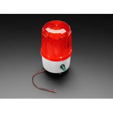 Adafruit 5134 Rotating LED Warning Light with Adjustable Volume Buzzer Alarm