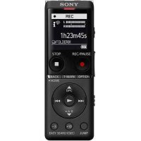 Sony ICD-UX570F Light Weight Voice Recorder, with 20hours Battery Life, 4GB Built-in Memory - Black