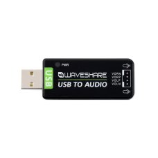 Waveshare 18833 USB Sound Card, Driver-Free, for Raspberry Pi / Jetson Nano