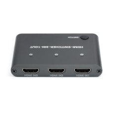 Waveshare 23120 HDMI 4K Switcher, 3 In 1 Out, One-Click Switch