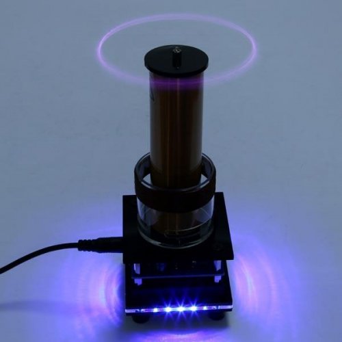 ALKISTA Tesla Coil Wireless Transmission Musical Electromagnetic Coil  Speaker Plasma Storm Cool Desktop Gadgets Electric Toys Bobina De Tesla