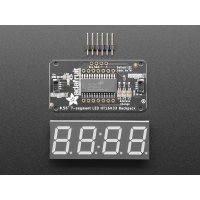 Adafruit 878/879/881/1002 0.56 inch 4-Digit 7-Segment Display w/ I2C Backpack - STEMMA QT / qwiic