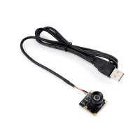 Waveshare 35566 OS05A20 5MP USB Camera Module Type B, Supports USB2.0 Port, Onboard Single Microphone, 175° Wide-Angle Lens