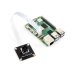 Waveshare 35864 IMX415 8MP MIPI Camera Module Type B, Autofocus, 93.5° D-FoV, Distortion-free, Supports Raspberry Pi 5 / 4B / 3 / Zero