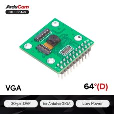 ArduCam B0463 OV7675 VGA Color 20-pin DVP Camera Module for Arduino GIGA R1 WIFI Board ArduCam B0463 OV7675 VGA Color 20-pin DVP Camera Module for Arduino GIGA R1 WIFI Board