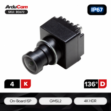 Arducam B0672 RapidRange-4K HDR 120°(HFOV) Wide-Angle GMSL2 IP67 Camera Module Arducam B0672 RapidRange-4K HDR 120°(HFOV) Wide-Angle GMSL2 IP67 Camera Module