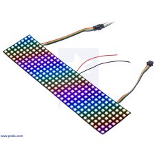 Pololu 2534 Addressable RGB 8x32-LED Flexible Panel, 5V, 10mm Grid (APA102C)