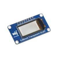 Waveshare 33163 0.96inch Transparent OLED Display Module, 128 × 64 Resolution, SPI/I2C Interface, SSD1312 Driver IC Waveshare 33163 0.96inch Transparent OLED Display Module, 128 × 64 Resolution, SPI/I2C Interface, SSD1312 Driver IC