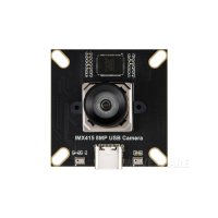 Waveshare 33562 IMX415 8MP High-resolution USB Camera Module, IMX415 Sensor Chip, USB2.0 Port, Onboard Dual Microphones, Distortion-free Waveshare 33562 IMX415 8MP High-resolution USB Camera Module, IMX415 Sensor Chip, USB2.0 Port, Onboard Dual Microphones, Distortion-free