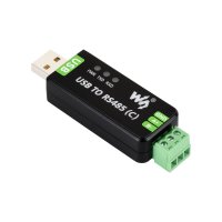 Waveshare 34620 USB To RS485 (C) Industrial Grade Isolated Bidirectional Converter, FT232RNL Chip, Onboard Isolated Transceiver And TVS, Up To 1.2km RS485 Transmission Distance