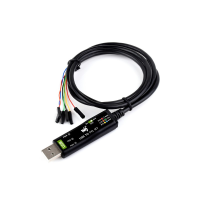 Waveshare 26739 Industrial USB TO TTL (C) 6pin Serial Cable, Original FT232RNL Chip