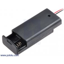 Pololu 1160 / 1152 / 1159 AA Battery Holder, Enclosed with Switch