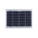 High-efficiency Waterproof PV-12W Solar Panel, with Brackets for Easy Installation