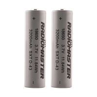 RadioMaster 18650 3200mAh 3.7V Battery (2pcs) for TX16S / Boxer / TX12/ Pocket / MT12 Radios