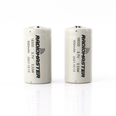 RadioMaster 900mah 3.7v Li-ion 18350 Battery for Zorro Radio Controller (2pcs)