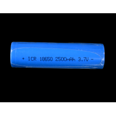 18650 LITHIUM ION POLYMER BATTERY - 3.7V 2500MAH