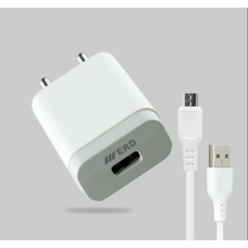 ERD TC-21 Mobile Charger with Micro USB Cable – 5V 2A USB-A Fast Charging Adapter