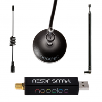 Nooelec NESDR SMArt v5 Bundle - HF/VHF/UHF (100kHz-1.75GHz) RTL-SDR Kit with 3 Antennas. RTL2832U & R820T2-Based Software Defined Radio