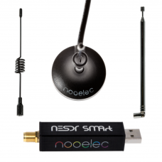 Nooelec NESDR SMArt v5 Bundle - HF/VHF/UHF (100kHz-1.75GHz) RTL-SDR Kit with 3 Antennas. RTL2832U & R820T2-Based Software Defined Radio