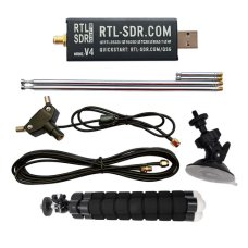 RTL-SDR Blog V4 R828D RTL2832U 1PPM TCXO SMA Software Defined Radio with Dipole Antenna Kit