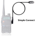 TIDRADIO TD-CH340 Kenwood 2-pin Walkie-Talkie Driver USB Programming Cable