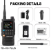 TIDRADIO TD-H3 Plus 5W Bluetooth Ham GMRS 8-Band Radio Handheld