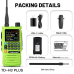 TIDRADIO TD-H3 Plus 5W Bluetooth Ham GMRS 8-Band Radio Handheld