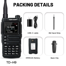TIDRADIO TD H9 10W Bluetooth APRS GPS Handheld Radio（Ham / GMRS)