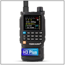 TIDRADIO H3 Plus 5W Ham GMRS Bluetooth Radio