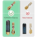 TIDRADIO 805S Ham Radio Mini SMA-F Antenna, 2 Packs